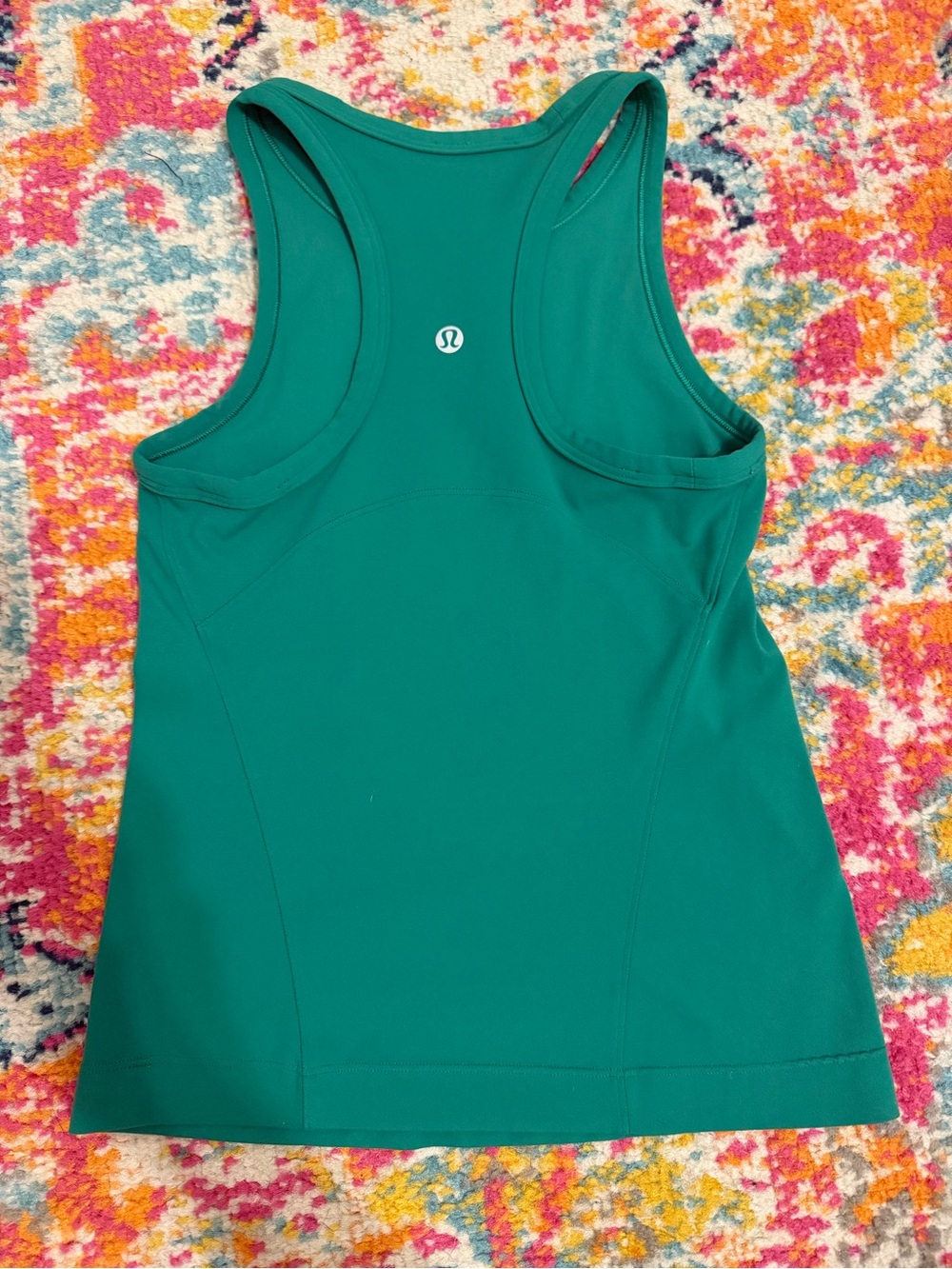 lululemon athletica Teal Racerback Tank Top